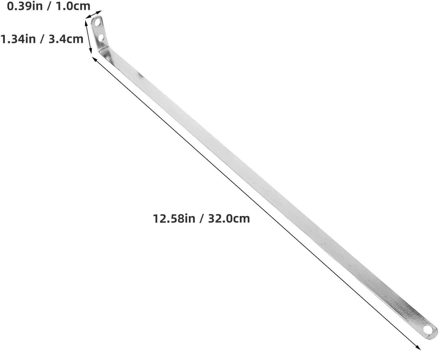 Replacement Flat Mop Rod Handle Pair 32cm Thickened Pull Rod Mop Repair Parts for Home and Commercial Floor Cleaning