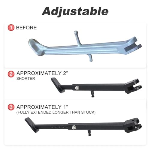 Béquille Moto Tenere 700 Réglable Solution Stable Contre les Chutes - 3