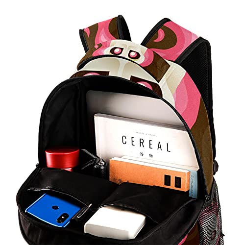 Sac à dos confortable tête de mort rose contre mal de dos