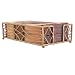Boston International BID156 Wave Design Guest Towel Napkin Holder Caddy, Gold Leaf