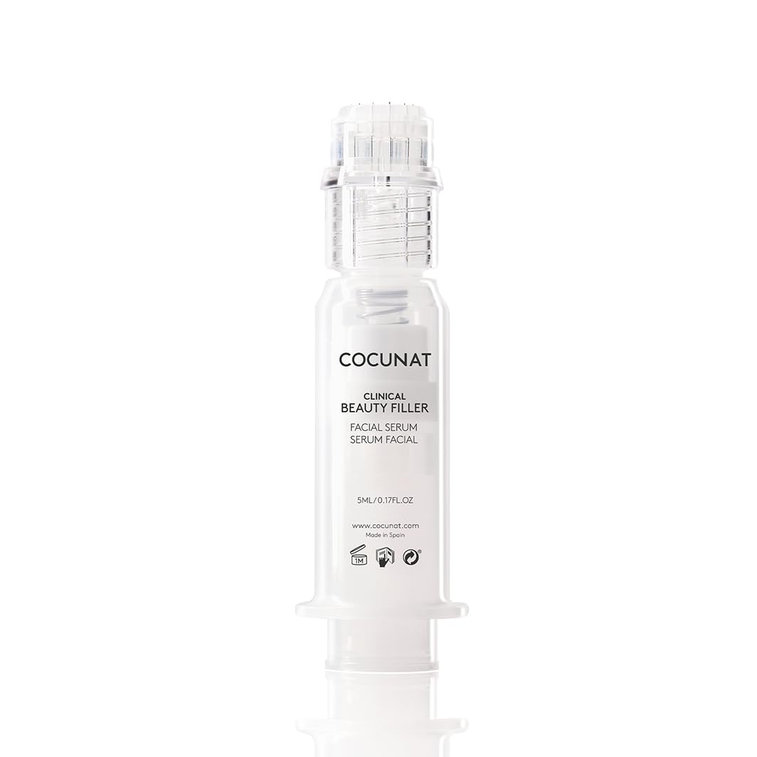 COCUNAT - CLINICAL BEAUTY FILLER - Tratamiento Antiedad - Combina Microneedling con Suero Ultra Concentrado - Rellena Arrugas - Combate Flacidez - Con Ácido Hialurónico, Argireline y Matrixyl