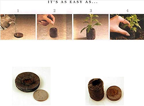 200 Count- Jiffy 7 Peat Soil 42Mm Pellets Seeds Starting Plugs: Indoor Seed Starter- Start Planting Indoors For Transplanting To Garden Or Planter Pot #TOP2