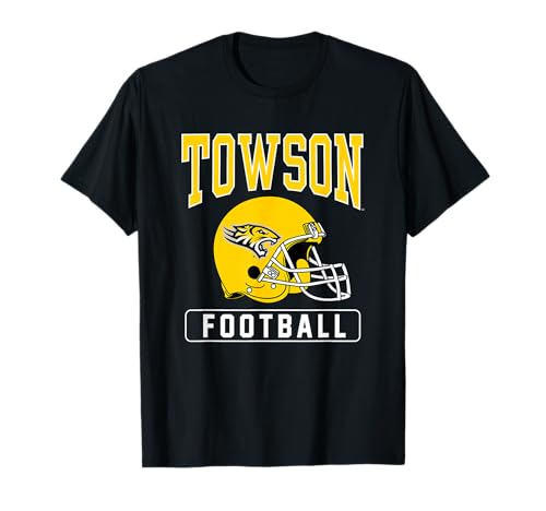 Towson University Tigers Football Helmet T-Shirt