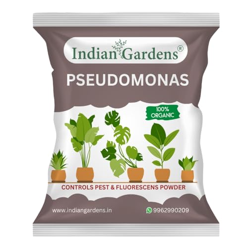 Image of Indian Gardens - Pseudomonas Plant fertilizer | Soil health booster | Pseudomonas fluorescens |Chemical-free plant food - 200 Grams