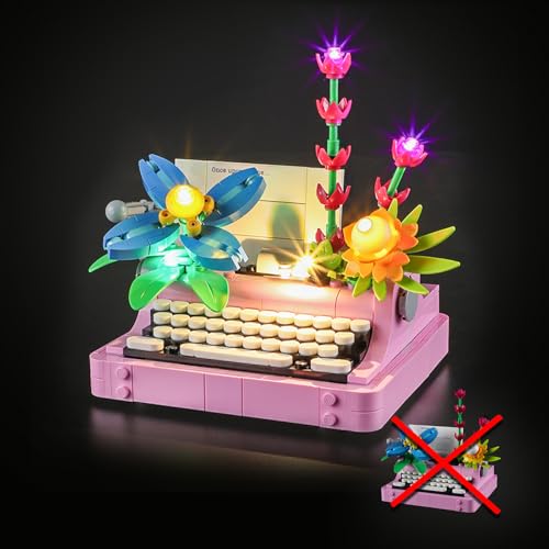 LIGHTAILING Juego de Luces para Lego-31169 Máquina de Escribir con Flores - Kit de iluminación LED Compatible con el Modelo de Bloques de construcción Lego - Modelo No Incluido