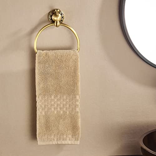 WOLIBEER-Brass-Towel-RingAntique-Hand-Towel-Holder-Bathroom-Hand-Towel-Rack-Hanger-Wall-Mounted-Retro-Kitchen-Accessories WOLIBEER Brass Towel RingAntique Hand Towel Holder Bathroom Hand Towel Rack Hanger Wall Mounted Retro Kitchen Accessories