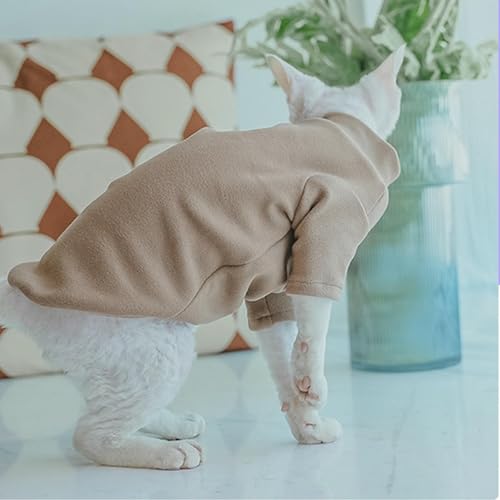 Pullover chat sans poils vêtement thermique Devon Rex Peterbald - 7