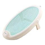 baby-walz Badewannensitz aqua blue - Rutschfest - faltbar zur einfachen Aufbewahrung - rutschfest - für Neugeborene 0-8 Monate - Made in Italy, türkis, Einheitsgröße
