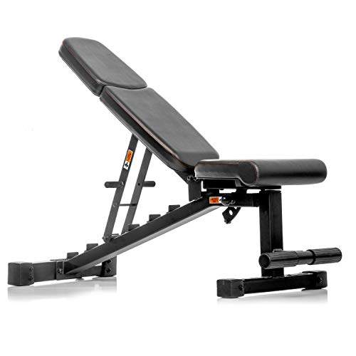 XMark Functional Trainer and Power Series Adjustable Flat Incline Decline Weight Bench (9010)