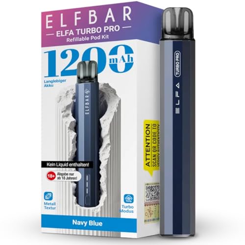 Elfbar ELFA Turbo Pro 1200mAh 2ml Pod Kit E-Zigarette Nikotinfrei