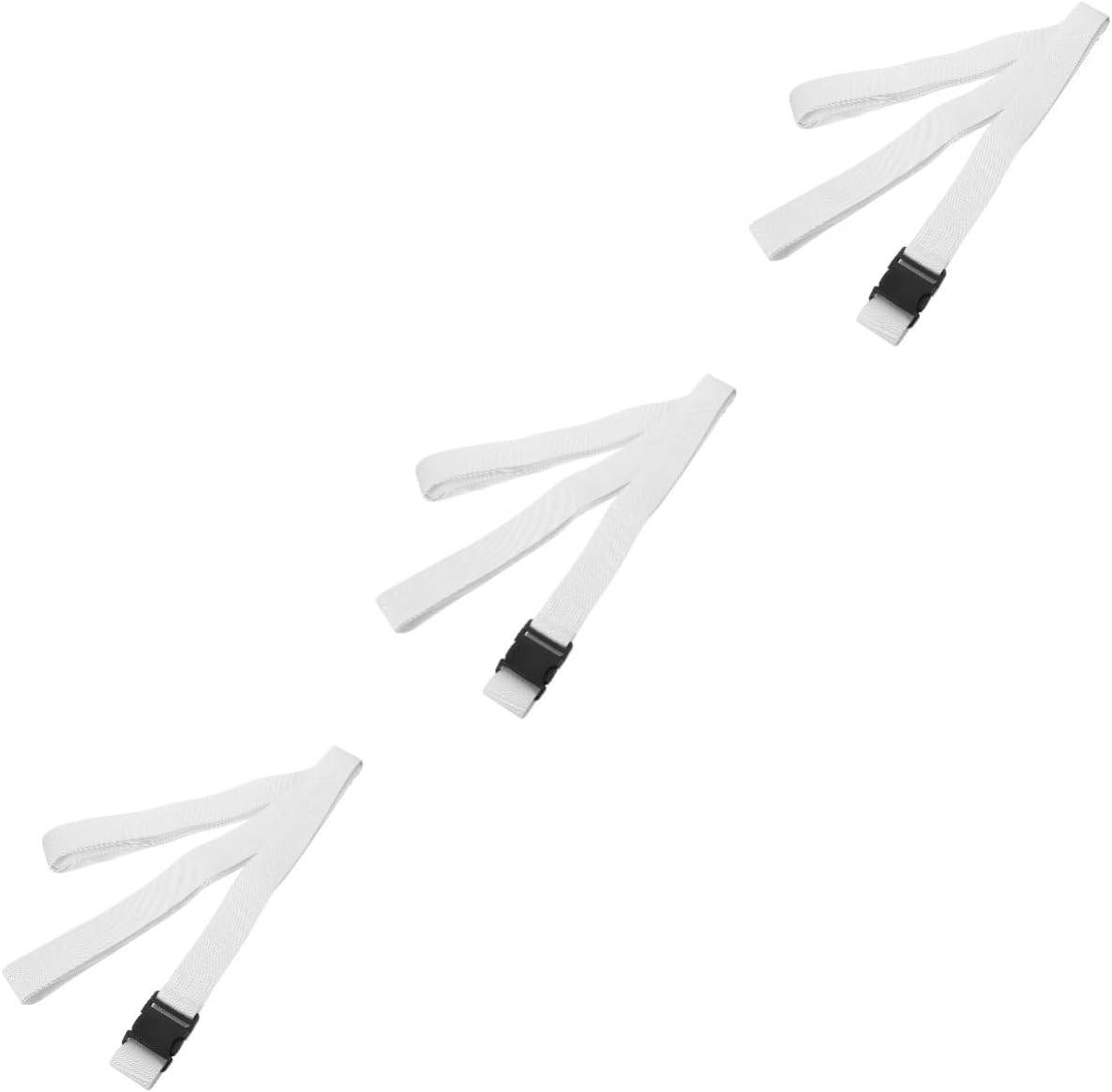 Garneck 3pcs Bed Sheet Fastener Elastic Straps for Mattresses Sheet Band Suspenders for Fitted Flat Bedding Neat Storage for Twin Easy Installation Organization