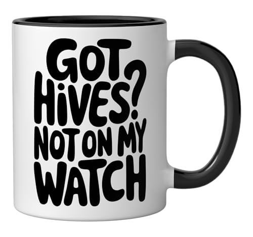 Immunologist Nurses Squad Quotes Allergy Allergist Ceramic Mug, Black/White