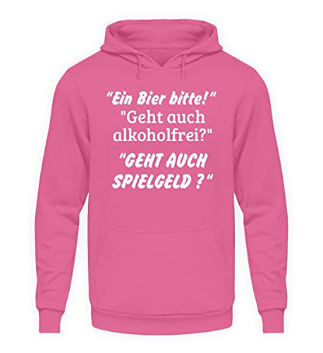 Sweat bière rose Small coupe unisexe pour look confortable et décalé