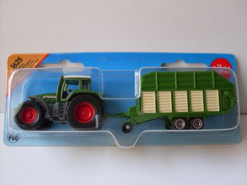 Preisvergleich Produktbild Siku 1625 - Traktor mit Heuladewagen (farblich sortiert)