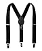 Spring Notion Boys' 4-Piece Suspender Outfit Black & White Set w/Black Suspenders 8