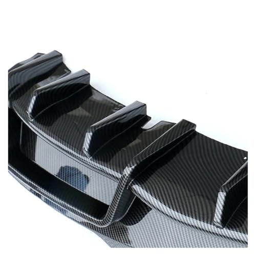 Difusor parachoques trasero Tesla Model 3 Highland aspecto carbono premium 4