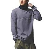 [UNITEMENT] ゴルフウェア ハイネックミドルレイヤー [ メンズ / 全5色 ] ユニセックス ストレッチ素材 防風 (XXL, グレー)