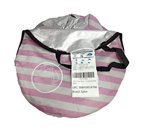 Carpa de playa automática pop up UV para 2-3 personas rosa miniatura 7