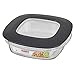 Rubbermaid Premier Easy Find Lids 3-Cup Meal Prep and Food Storage Container, Grey |BPA-Free & Stain Resistant