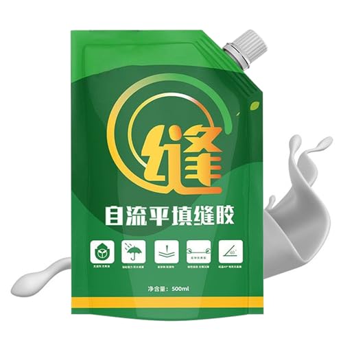 Waterproof Concrete Caulking Glue, Quick-Drying Sealing Cracked Tile Filler, Multipurpose Repair Concrete Sealant Accessories for Home Kitchen Bathroom, 500ml