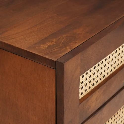 Table d'appoint avec tiroir et compartiment de rangement en bois pour un espace ordonné