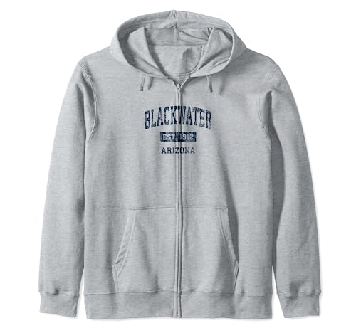 Blackwater Arizona AZ Vintage Sports, diseño azul marino establecido Sudadera con Capucha