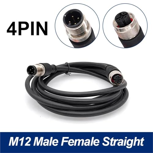 Cable conector de doble cabeza M12 macho hembra para industria 2