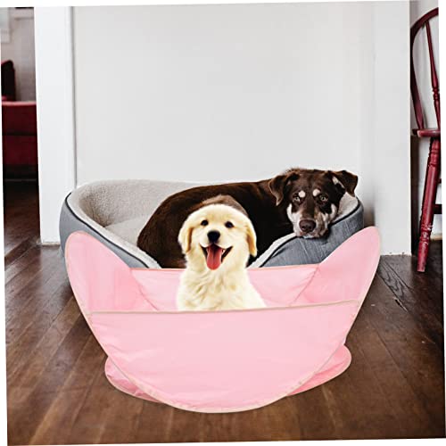 Toddmomy 2 Unidades babador avental de higiene animal de estimação pêlos de animais recipiente de ca