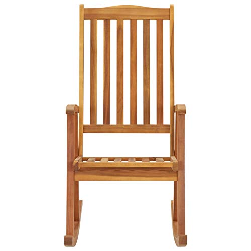 Chaise à bascule en bois soulageant le stress pour un confort total