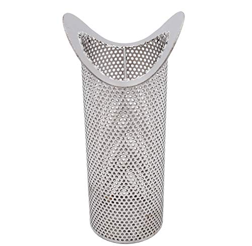 Colador para drenaje de zanja 4 x 8 pulgadas acero inox