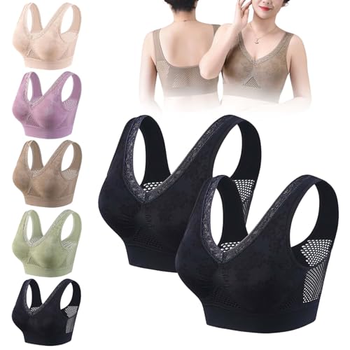 Hana Bras - Cotton Buttonless Comfy Lifting Shaping Bras, Angel Whispers Bra, Elenawear Bra