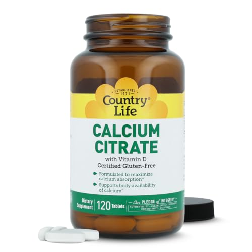 Country Life Calcium Citrate with Vitamin D