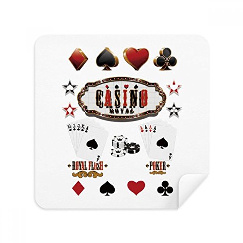Cartes à jouer lunettes chiffon de nettoyage pour supprimer la buée et la poussière