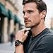 Charlam Magnetic Leather Bands Compatible with Samsung Galaxy Watch 7 Band 6 5 4 FE Active 2 40mm 44mm/Watch 6/4 Classic/Watch 5 Pro/3, 20mm Genuine Leather Straps for Samsung Watch Bands Men Women