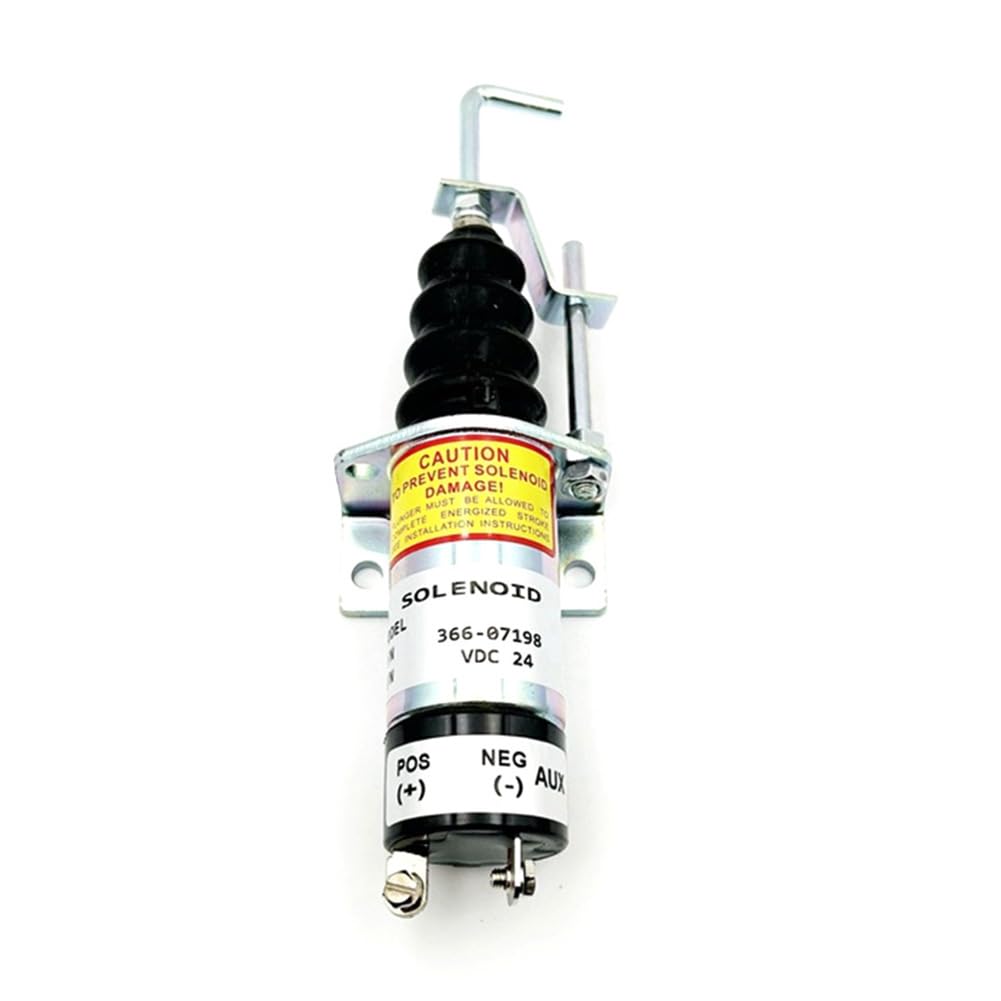 Knnuey Fuel Shutoff Solenoid for Engines 366-07197(12V) Engine Part