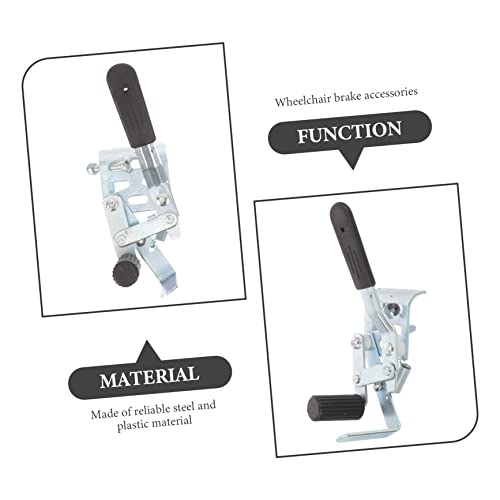 ULTECHNOVO 2Pcs Freio De Cadeira De Rodas Elétrico Metal Aço