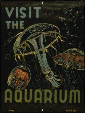 SMART BLONDE Aquarium Vintage Parking Sign P-1868