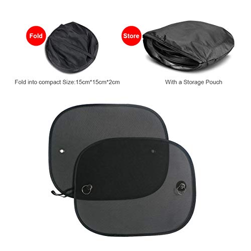 ZCZUOX 2 Pack Parasole Auto Bambini, Tendine