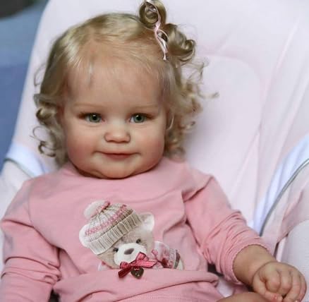 Anano Realistic Reborn Baby Dolls Girl Maddie 20 inch Water proof Anatomically Correct Soft Full Body Vinyl Baby Doll Girl That Look Real with Hair Toys for Kids Ages 3+