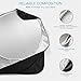 Car Windshield Sun Shade for BMW, Blocks UV Rays Foldable Sun Visor Protector for Most BMW