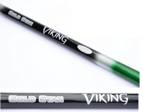 Pole Rod GS Viking - Caña de Pescar (6,00 m), Color Negro