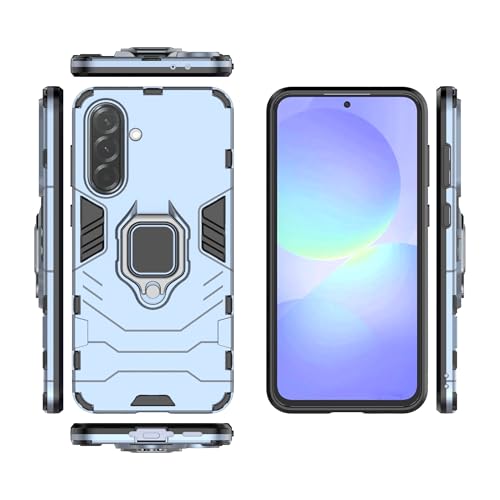 Étui de protection Samsung Galaxy A36 5G bleu pour regarder vos vidéos avec support intégré