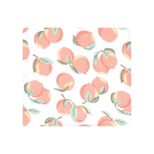 Image of Little Treasure Hudson Baby Cotton Poly Flannel Receiving Blankets Multipack, Pink Sweet Peach, 30x30 inches