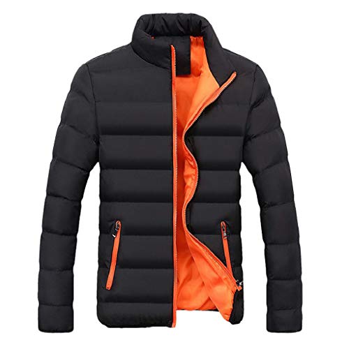 SHOBDW Hombres Abrigo Talla Extra Manga Larga Top Invierno Cálido Deporte Slim...