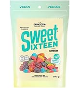 Sweet Sixteen Candy Classic Vegan Sour Gummies Mix, Flavorful Gummy Candy, Vegan, Peanut and Nut-...