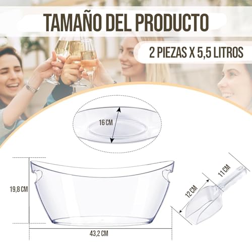 Opiniones de Hielera de cristal los mejores 5. 20 Imagen adicional