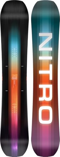 Nitro Snowboards Men's Team Board '25, Freestyle/Freerideboard, Directional Twin, True Camber, All-Terrain