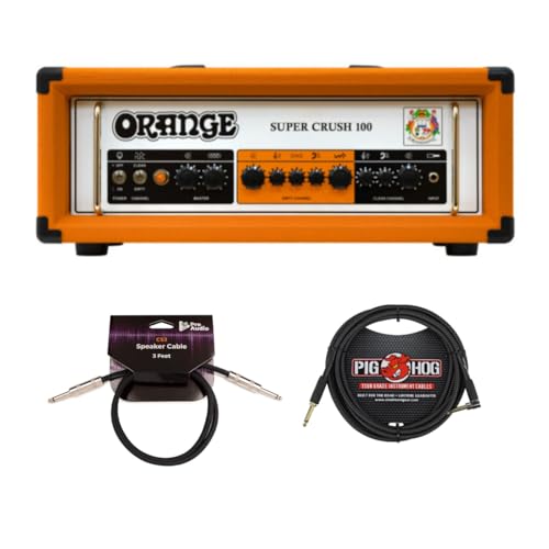 Orange Amps Super Crush 100W Guitar Amplifier Head Bundle