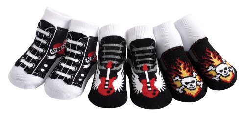 JazzyToes Rock'n Sox Gift Box of Baby Socks (12-24 Months)