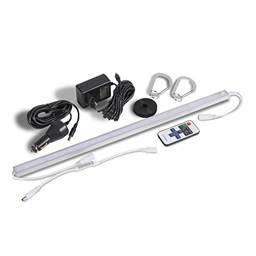 Preisvergleich Produktbild Vorzeltbeleuchtung mit 30 LED´s inklusive Fernbedienung dimmbar erweiterungsfähig LED Leiste Beleuchtung Vorzelt Vorzeltlampe Vorzeltleuchte